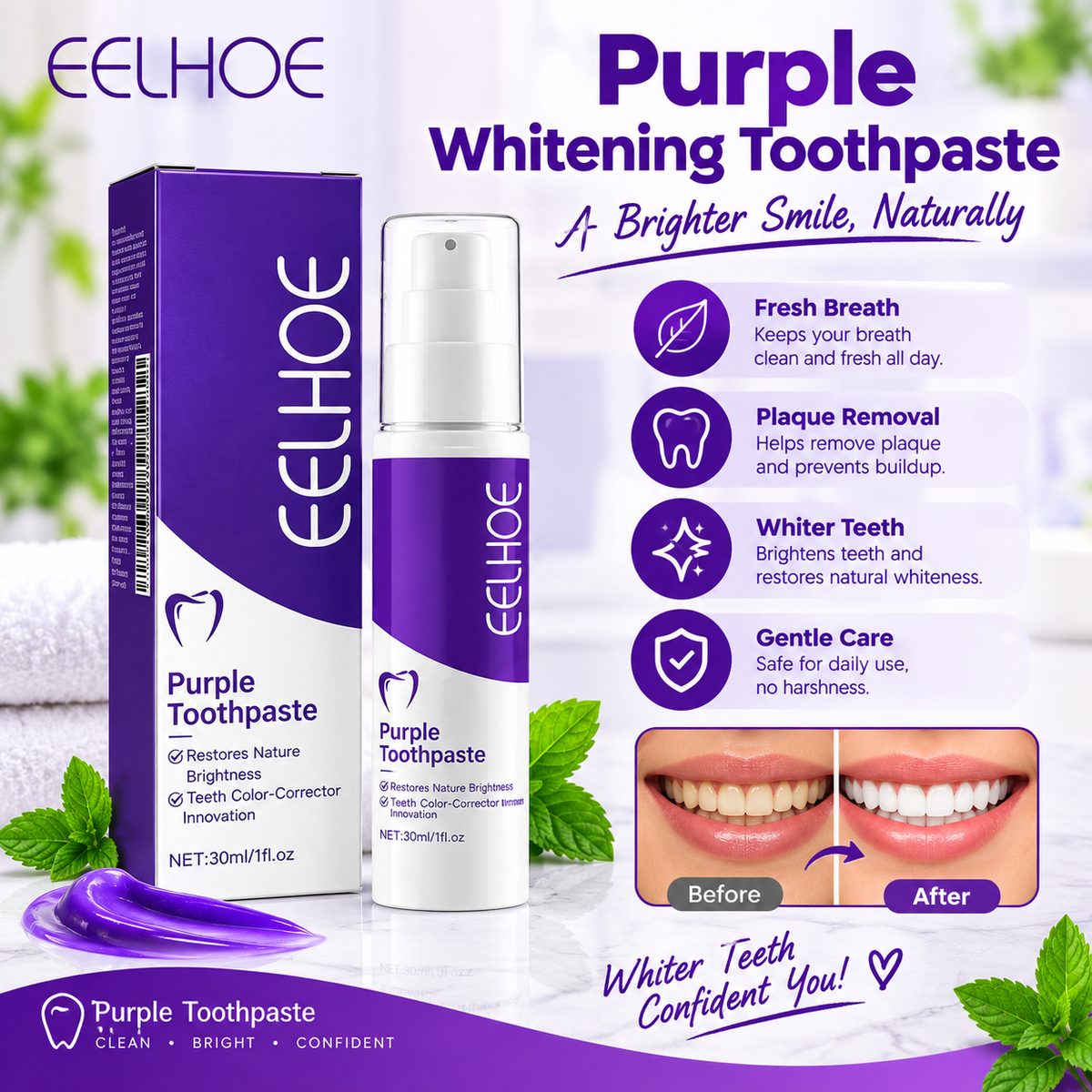 Purple Toothpaste