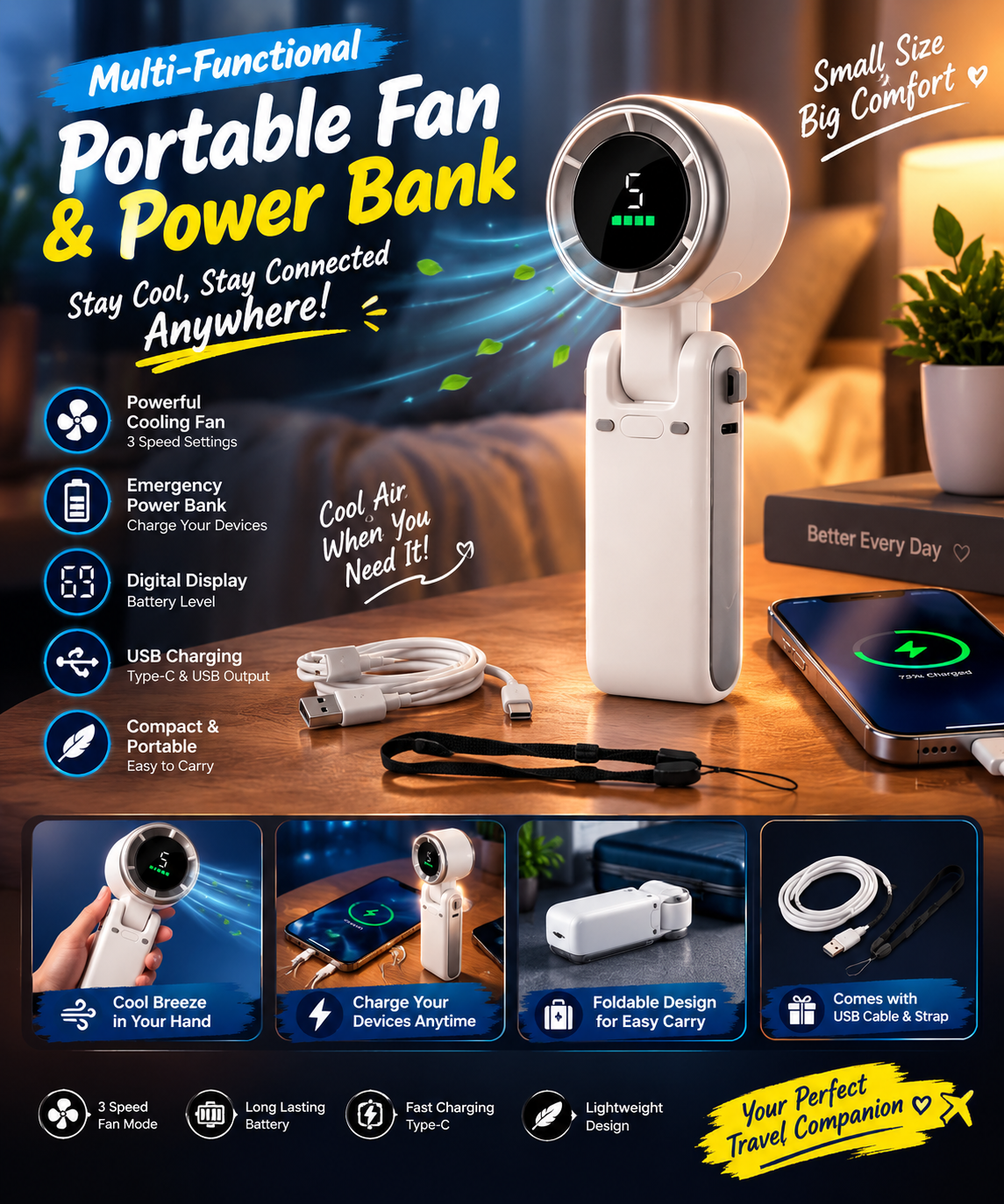 Portable Turbo Fan