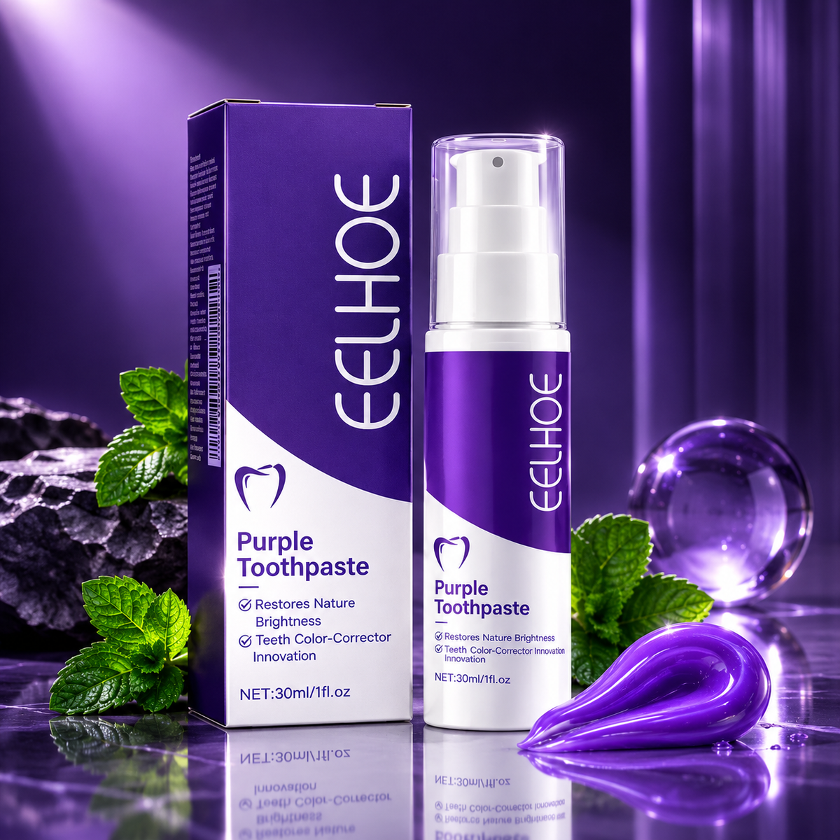 Purple Toothpaste